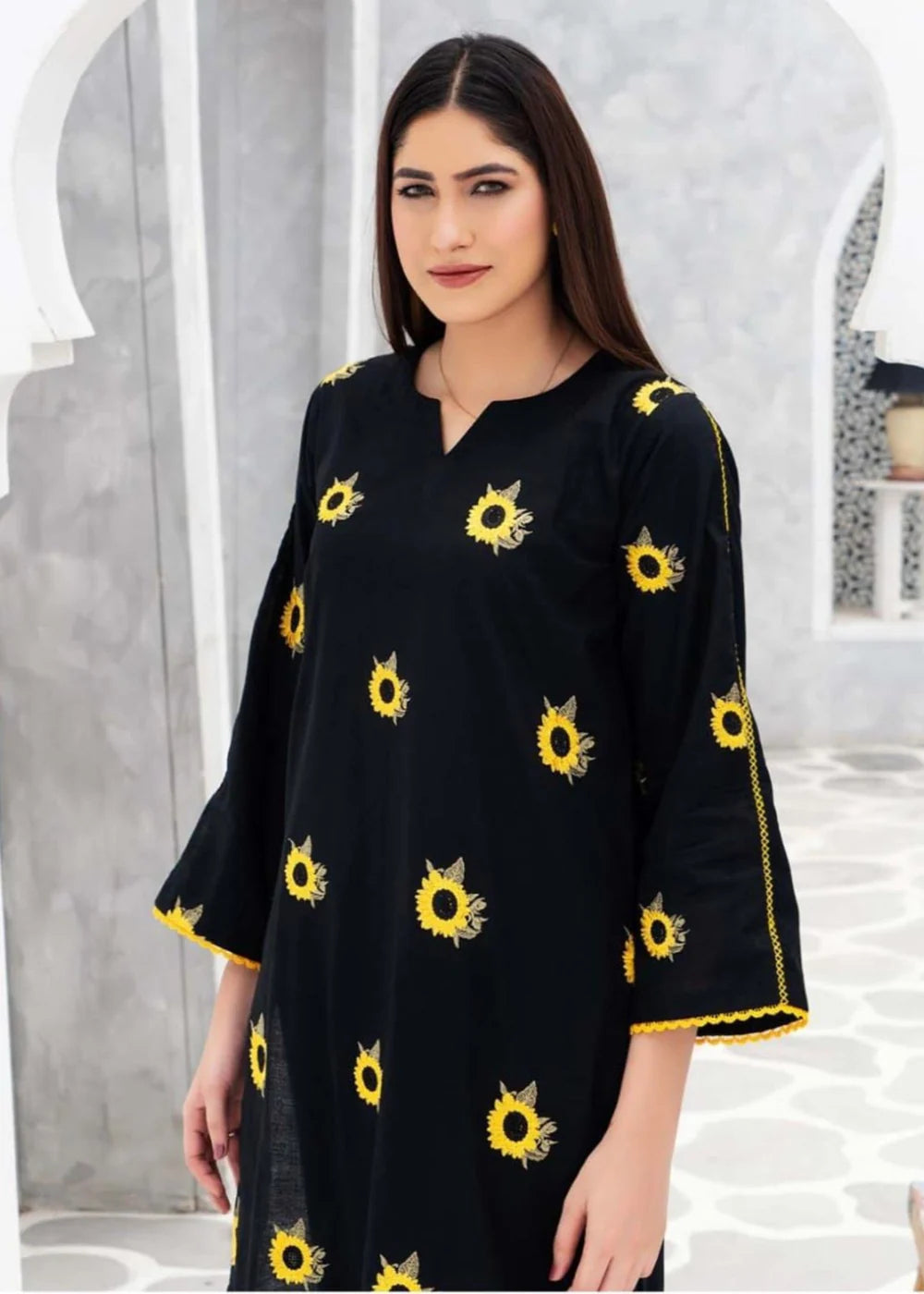 BLACK SUNFLOWER 2PCS-Haram Store