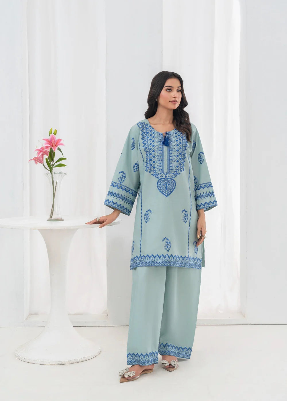 JUGNU FEROZI (FARSHI SHALWAR) 2pics Haram Store