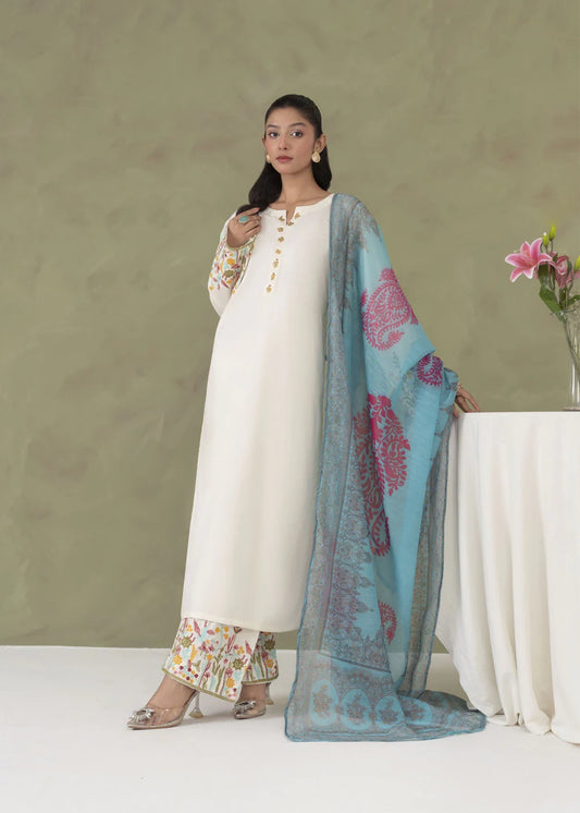 KASTOOR EMBROIDERED 3PCS-Haram Store