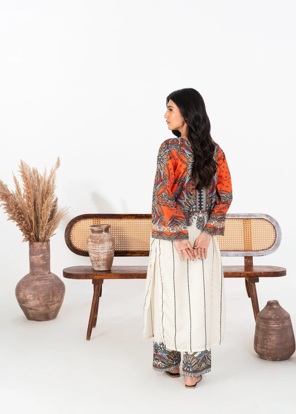 ORANGE BLOOM 2PCS - Haram-Store