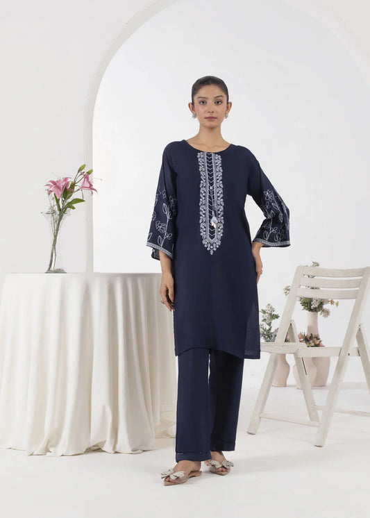 EMBELLISH BLUE 2PCS -Haram Store