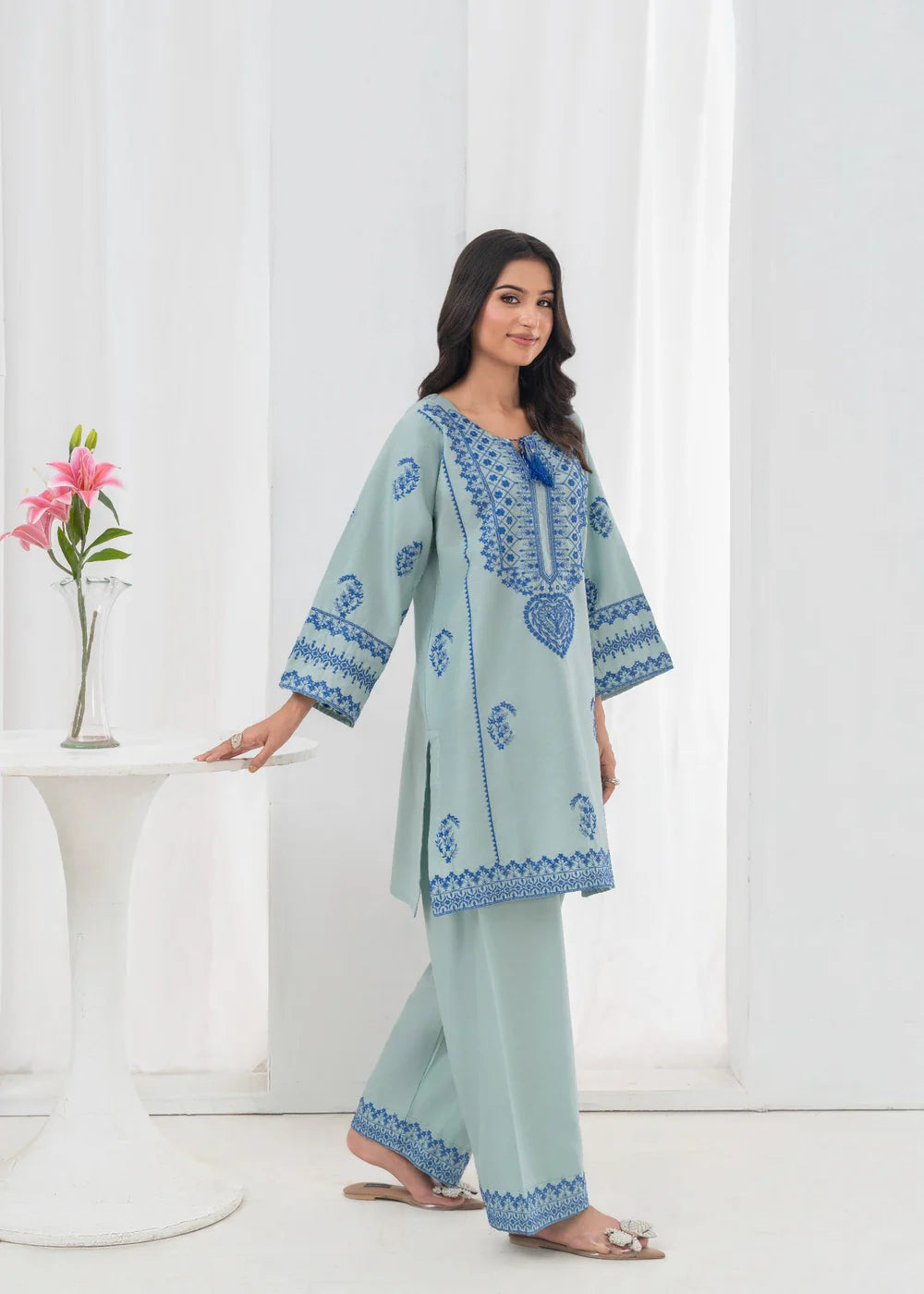 JUGNU FEROZI (FARSHI SHALWAR) 2pics Haram Store