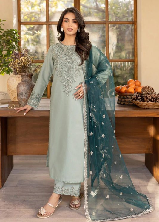 SEA SAND EMBROIDERED 3PCS-Haram Store