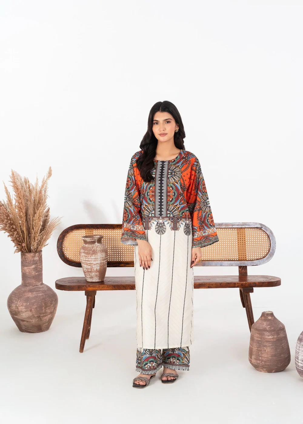 ORANGE BLOOM 2PCS - Haram-Store