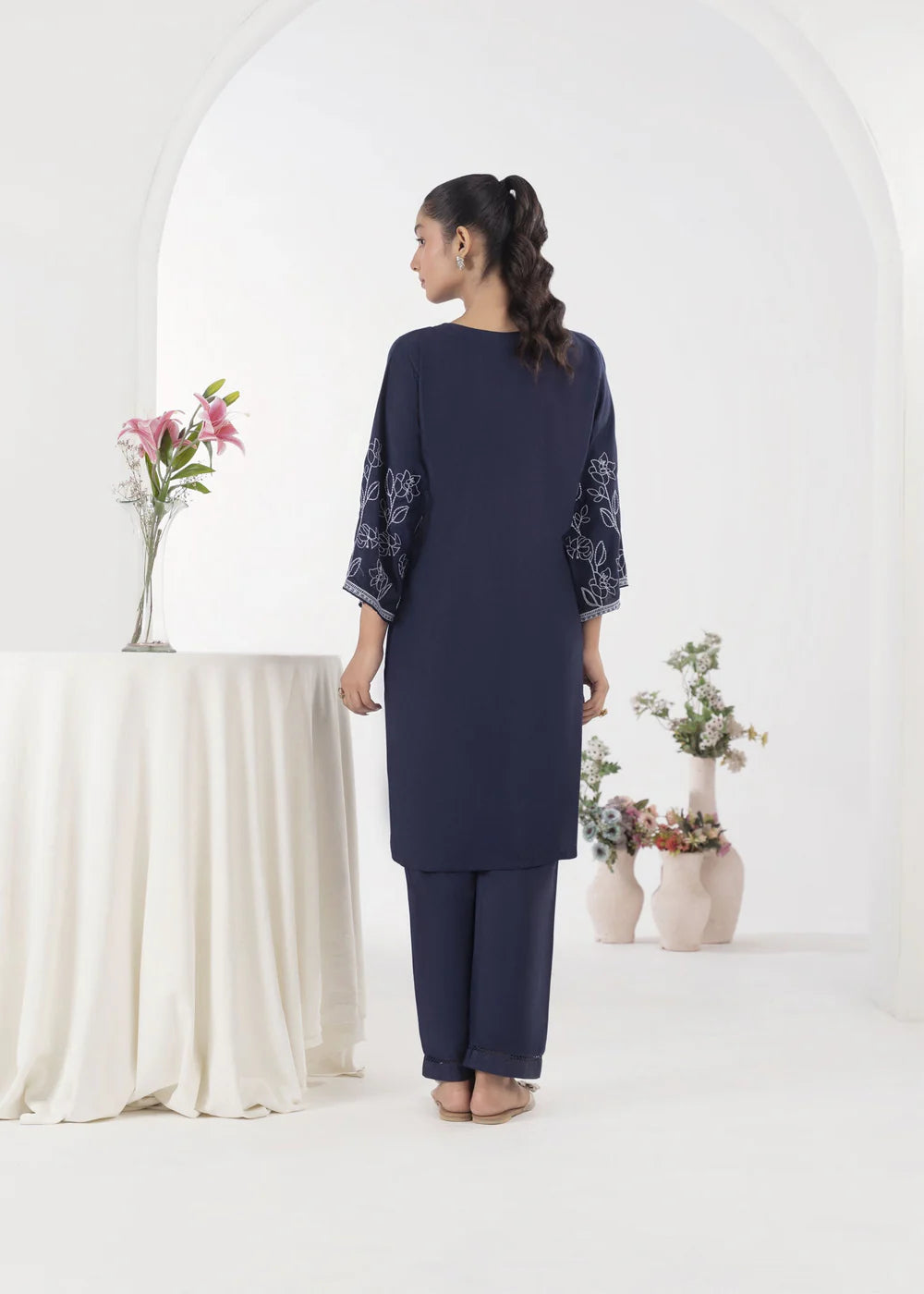 EMBELLISH BLUE 2PCS -Haram Store