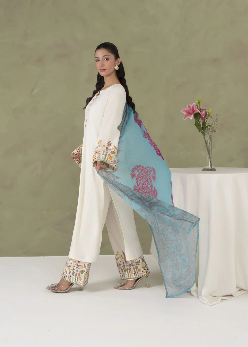 KASTOOR EMBROIDERED 3PCS-Haram Store
