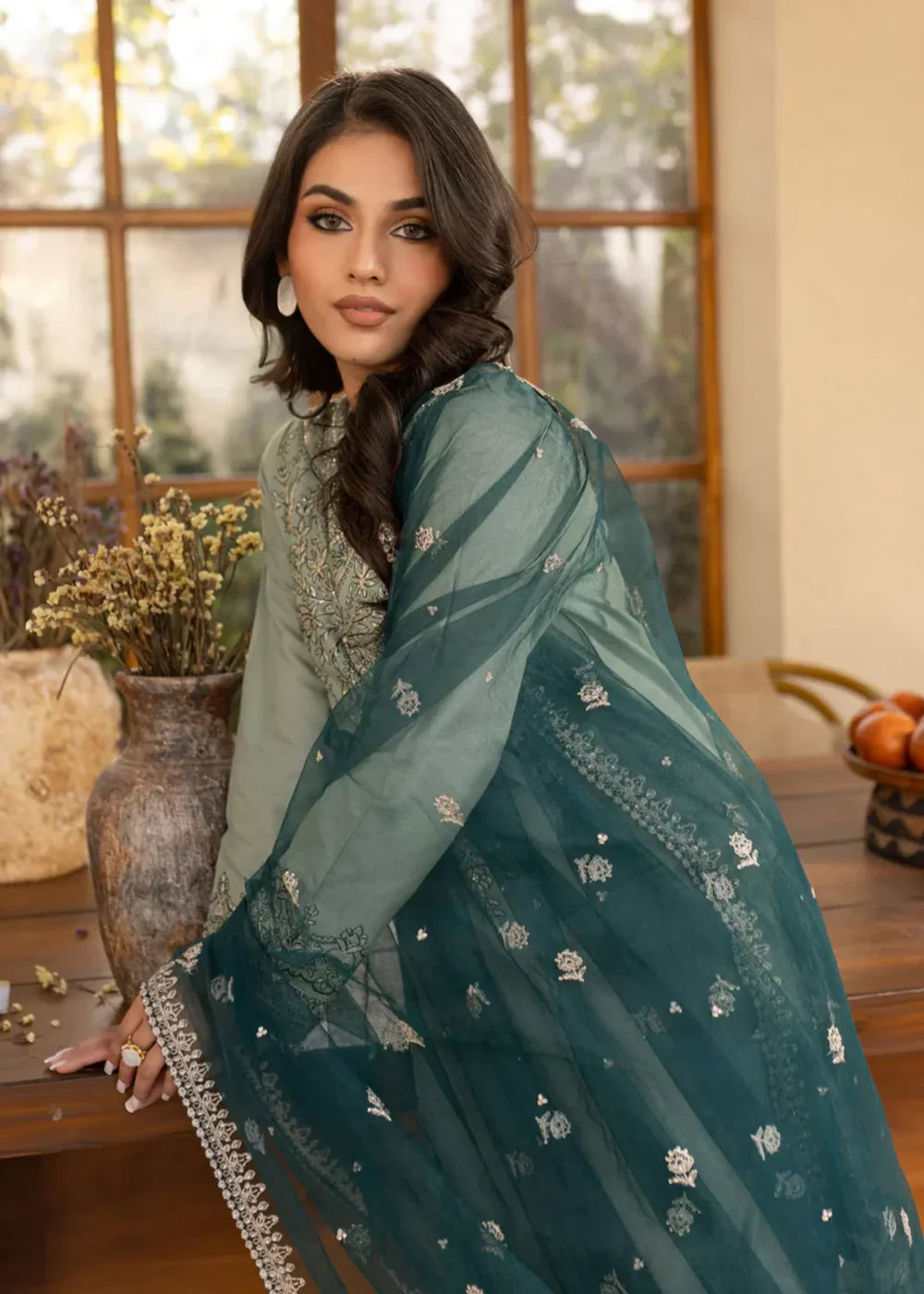 SEA SAND EMBROIDERED 3PCS-Haram Store