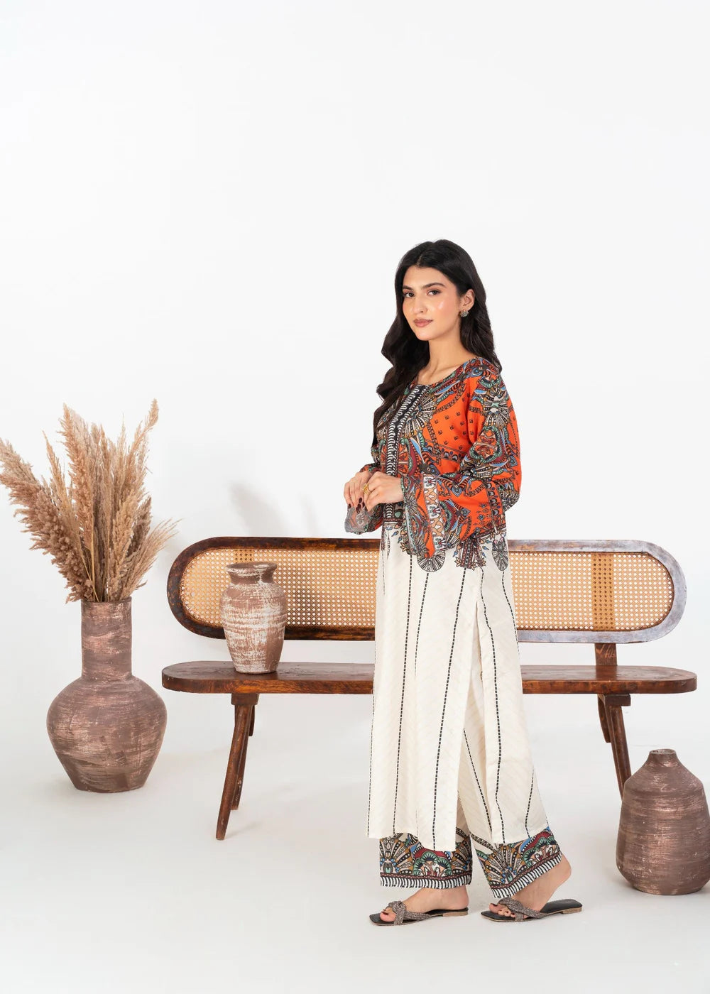 ORANGE BLOOM 2PCS - Haram-Store
